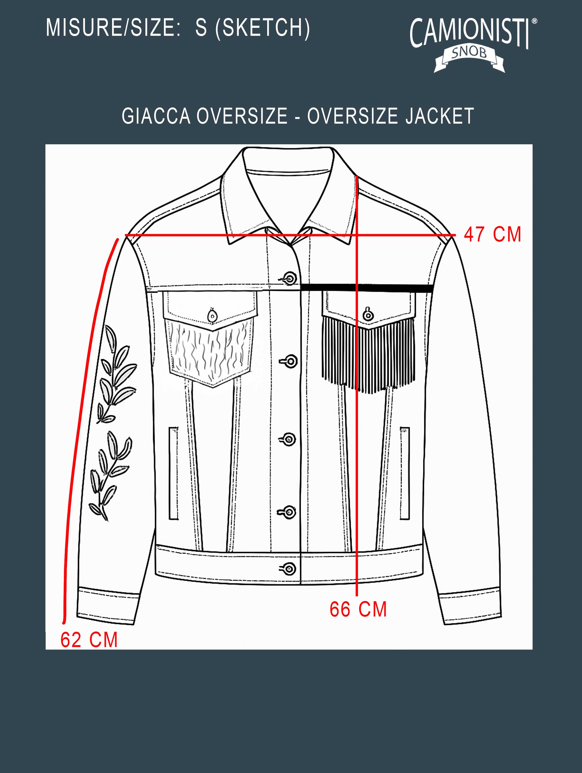 The Unique Piece Jacket - Ramage - Taglia S