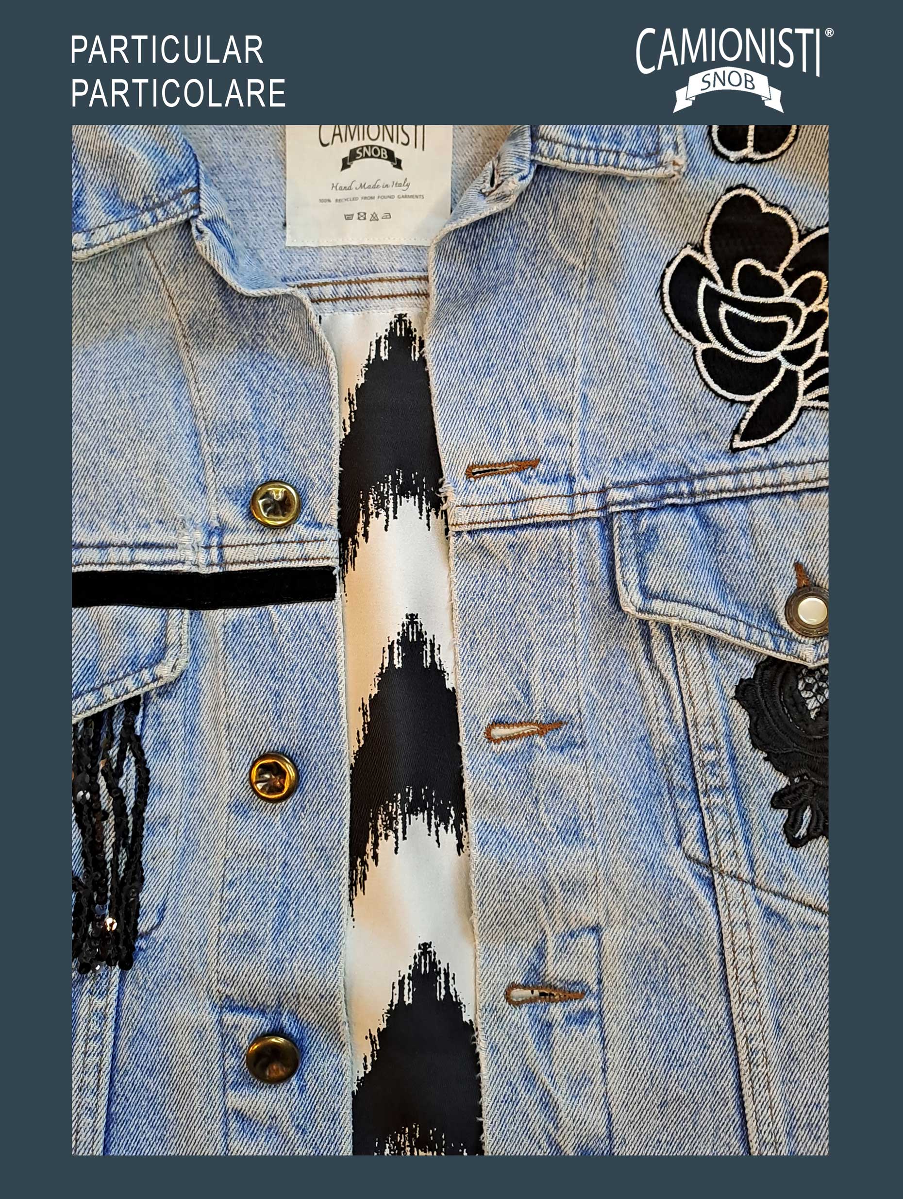 The Unique Piece Jacket - Flowers- Taglia L