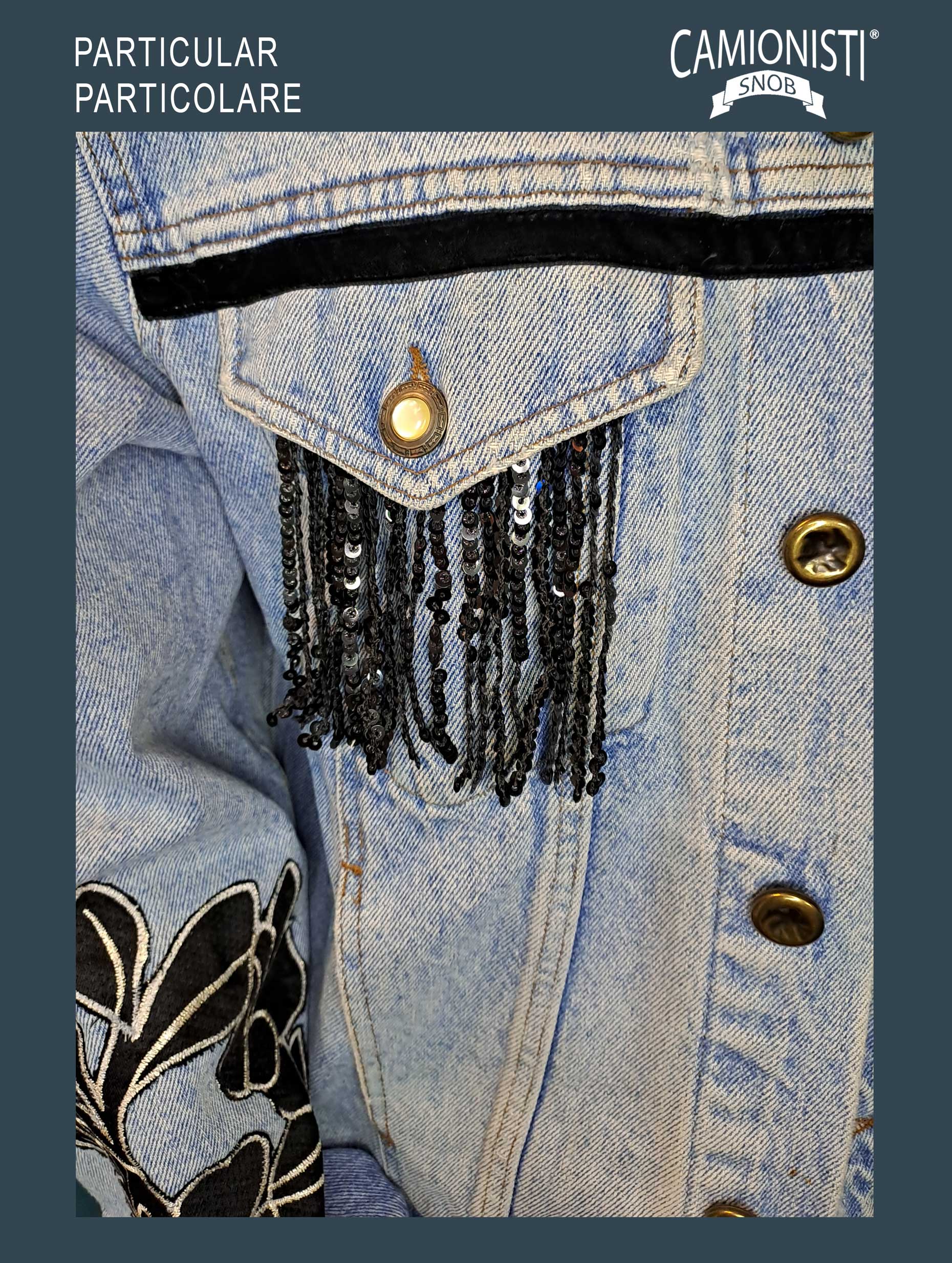 The Unique Piece Jacket - Flowers- Taglia L