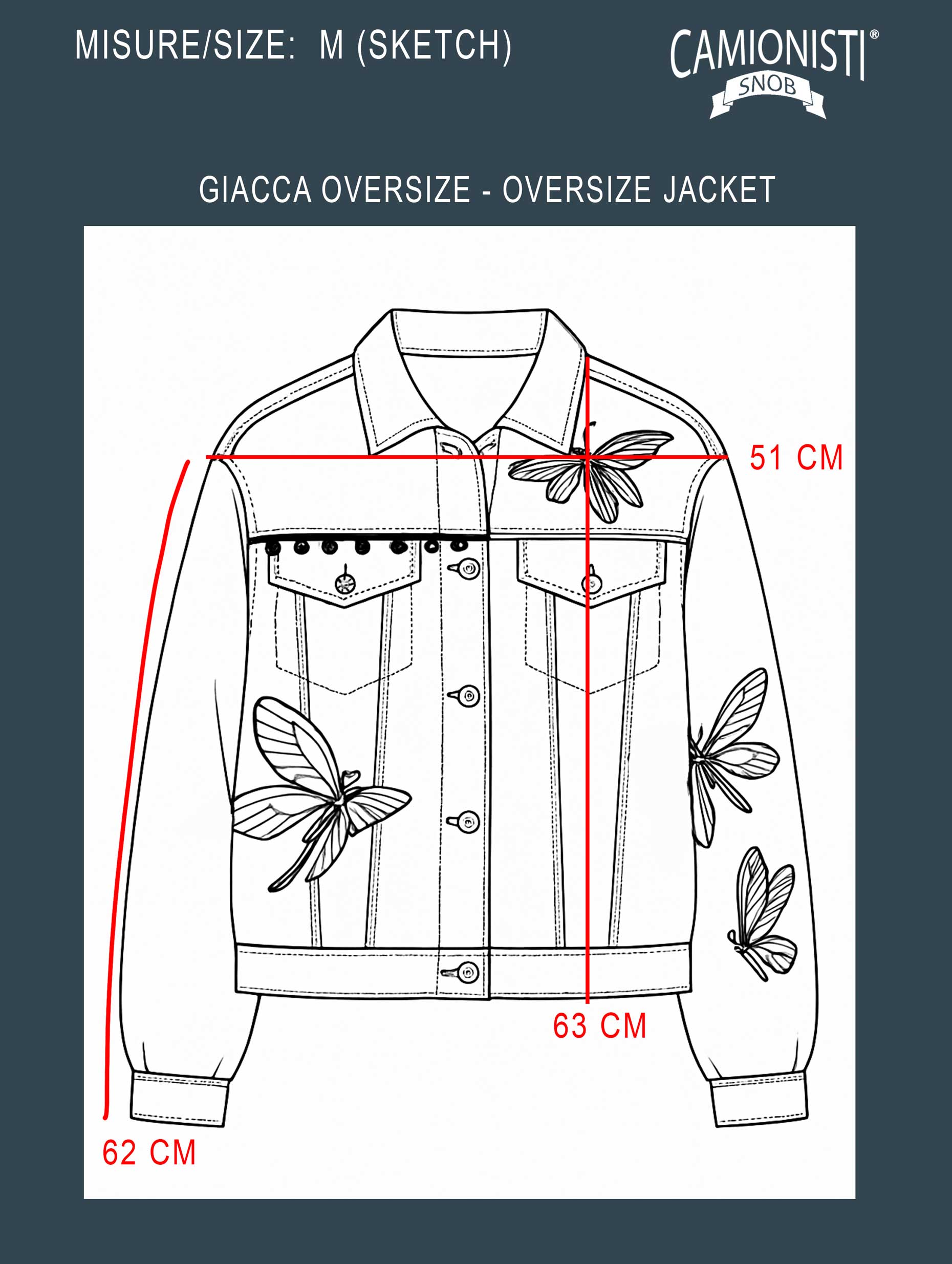 The Unique Piece Jacket - Dragonfly - Taglia M