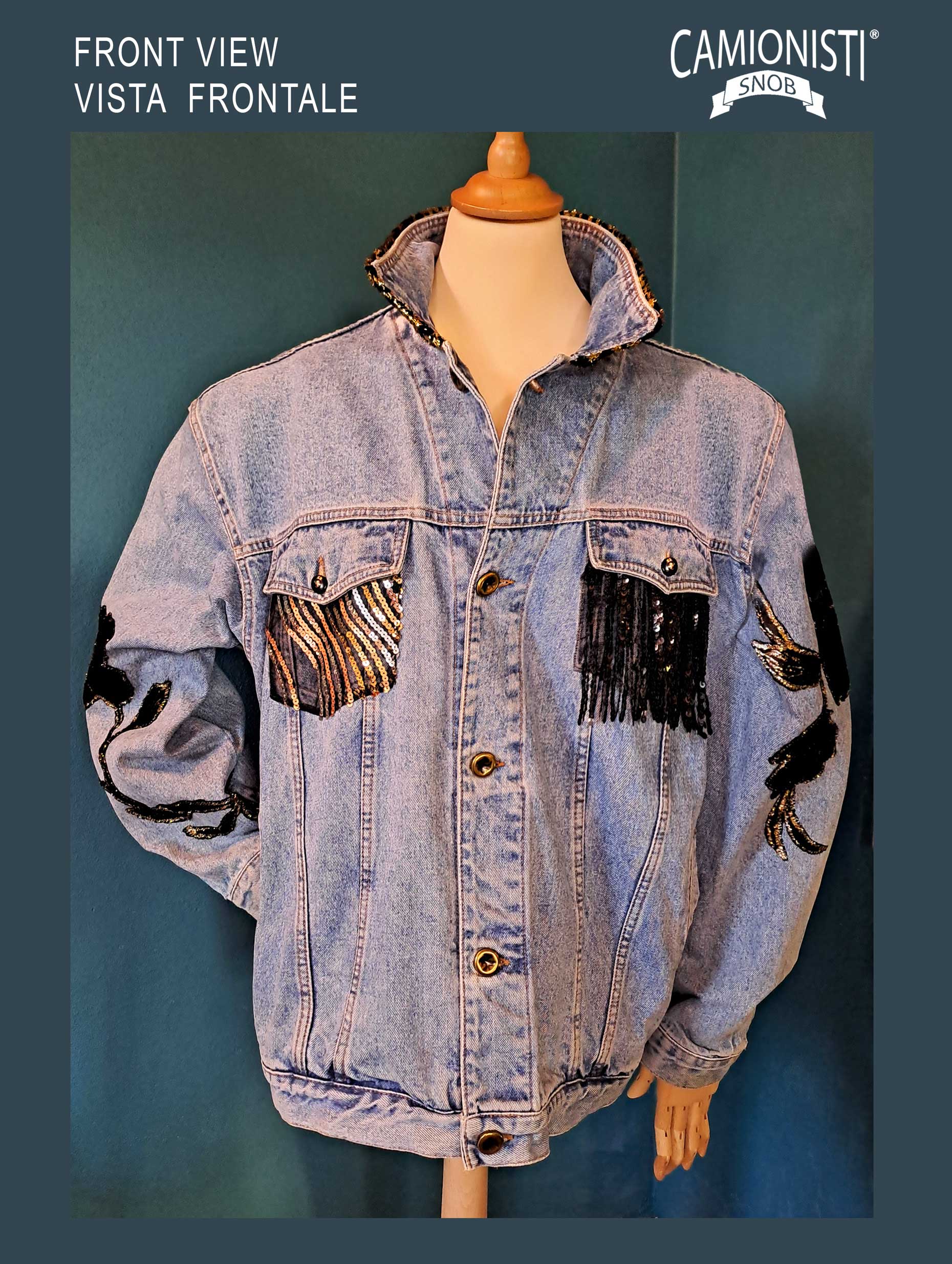 The Unique Piece Jacket - Golden - Taglia XL