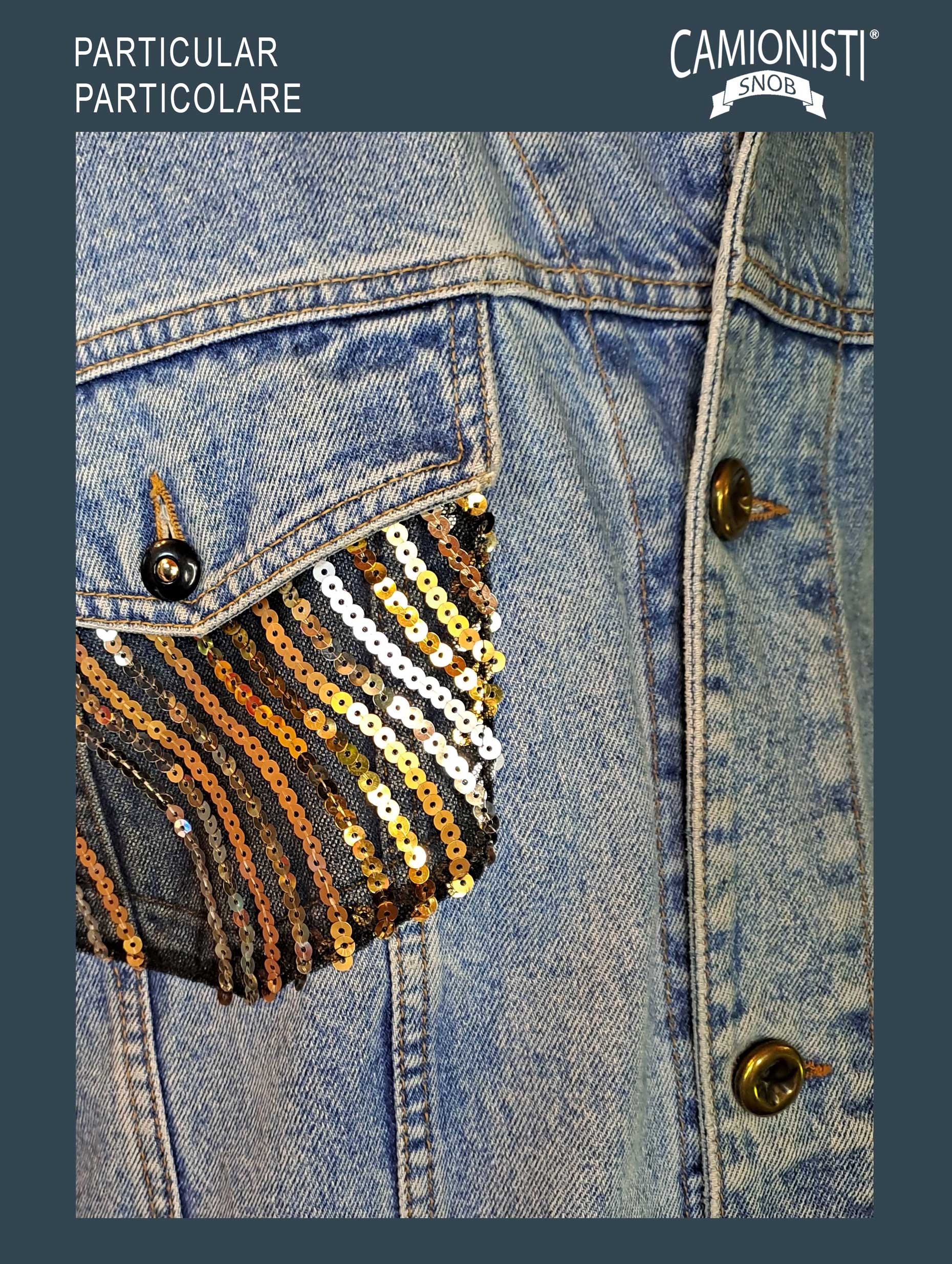 The Unique Piece Jacket - Golden - Taglia XL