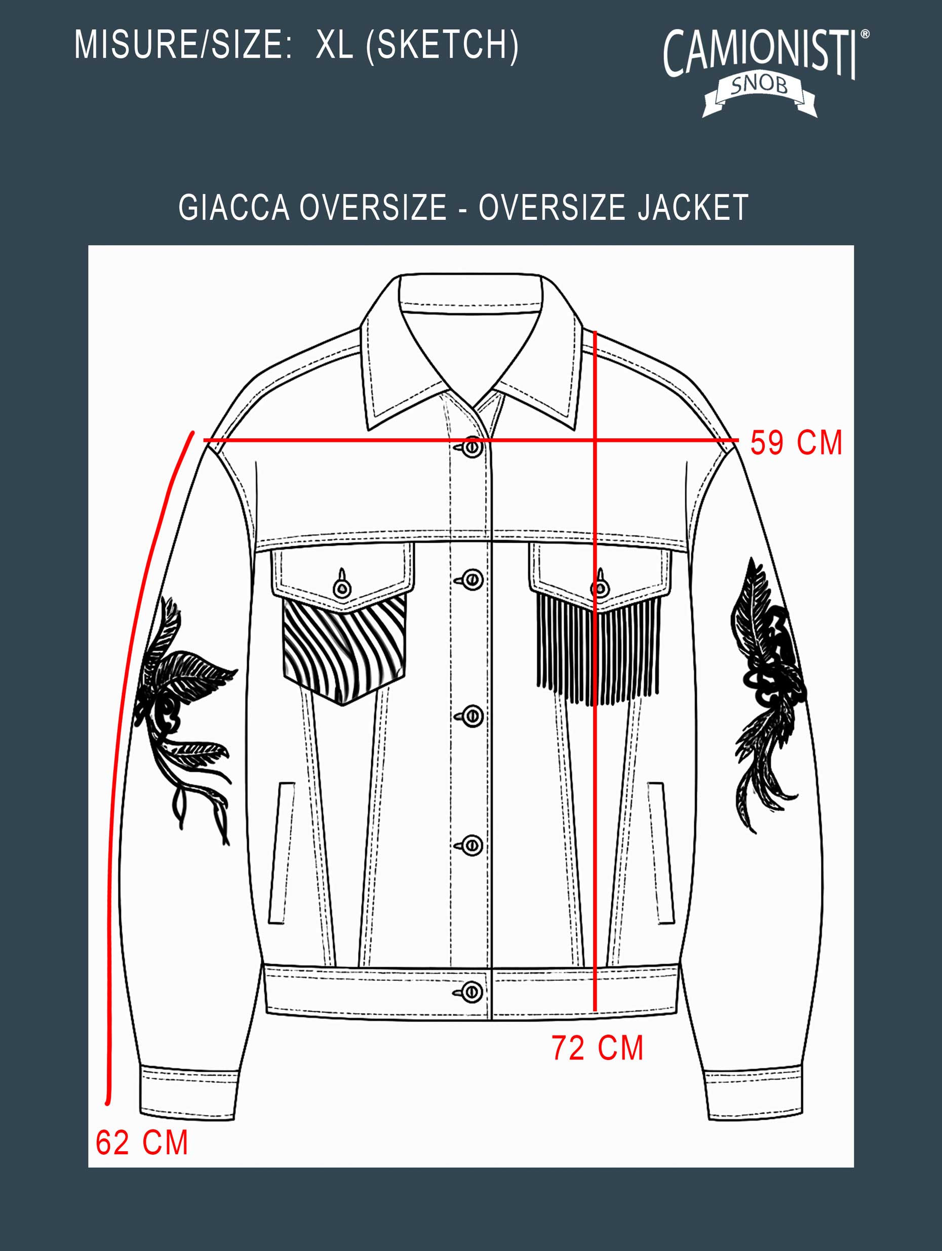 The Unique Piece Jacket - Golden - Taglia XL