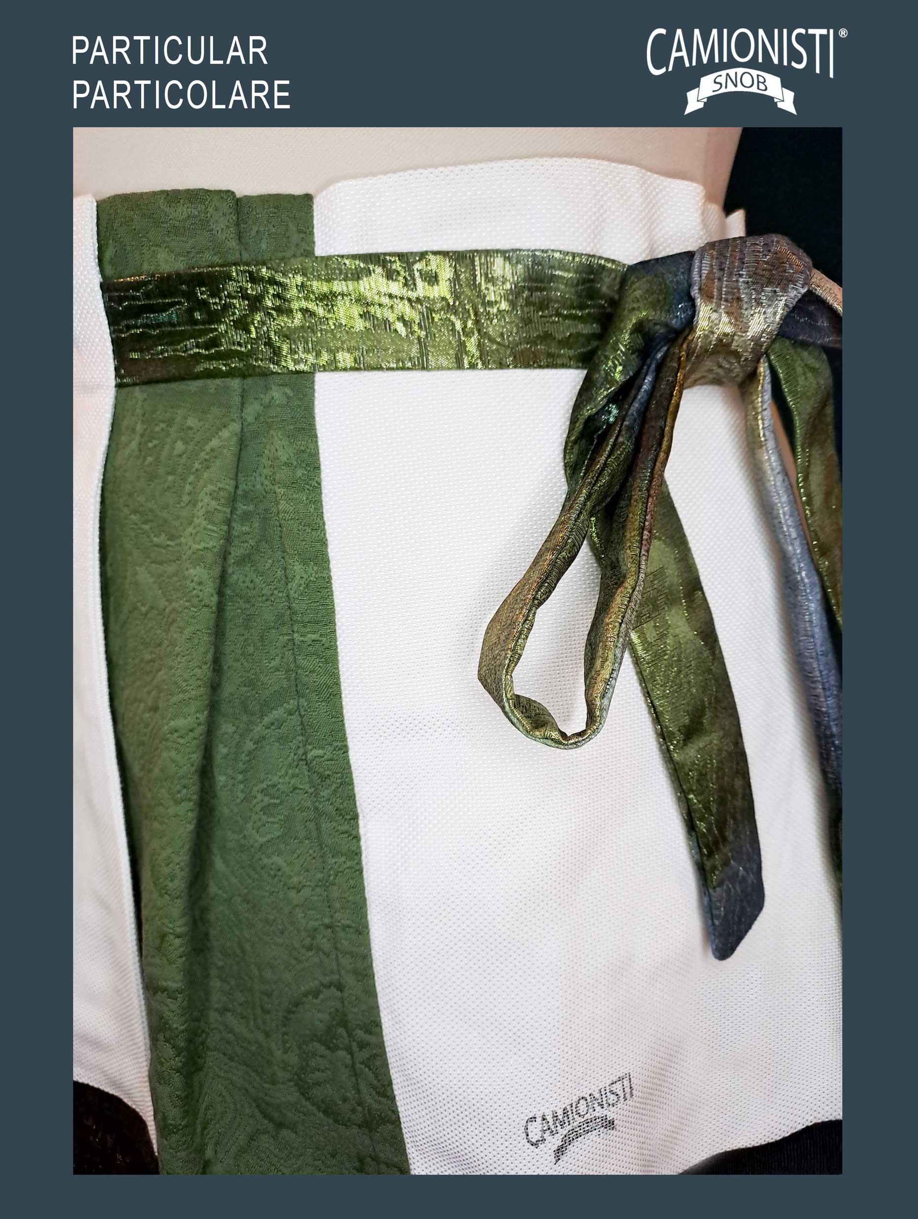 Eco Skirt Icon - Gonna a portafoglio con preziosi tessuti jacquard TAGLIA- L