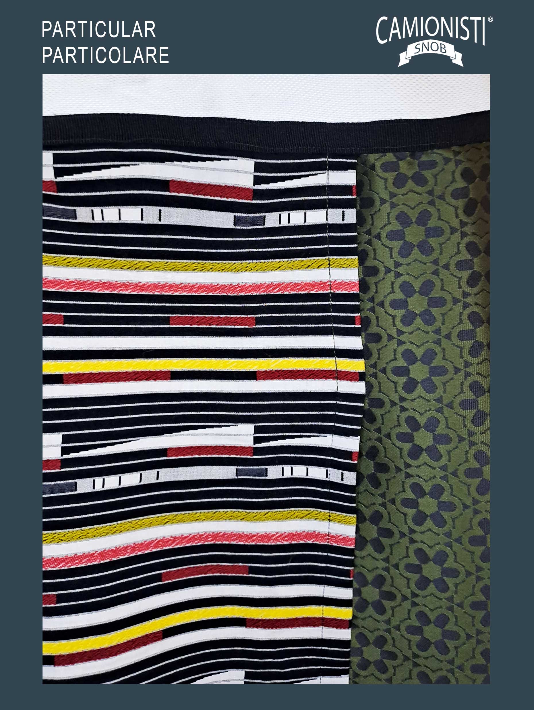 Eco Skirt Icon - Gonna a portafoglio con preziosi tessuti jacquard TAGLIA- L