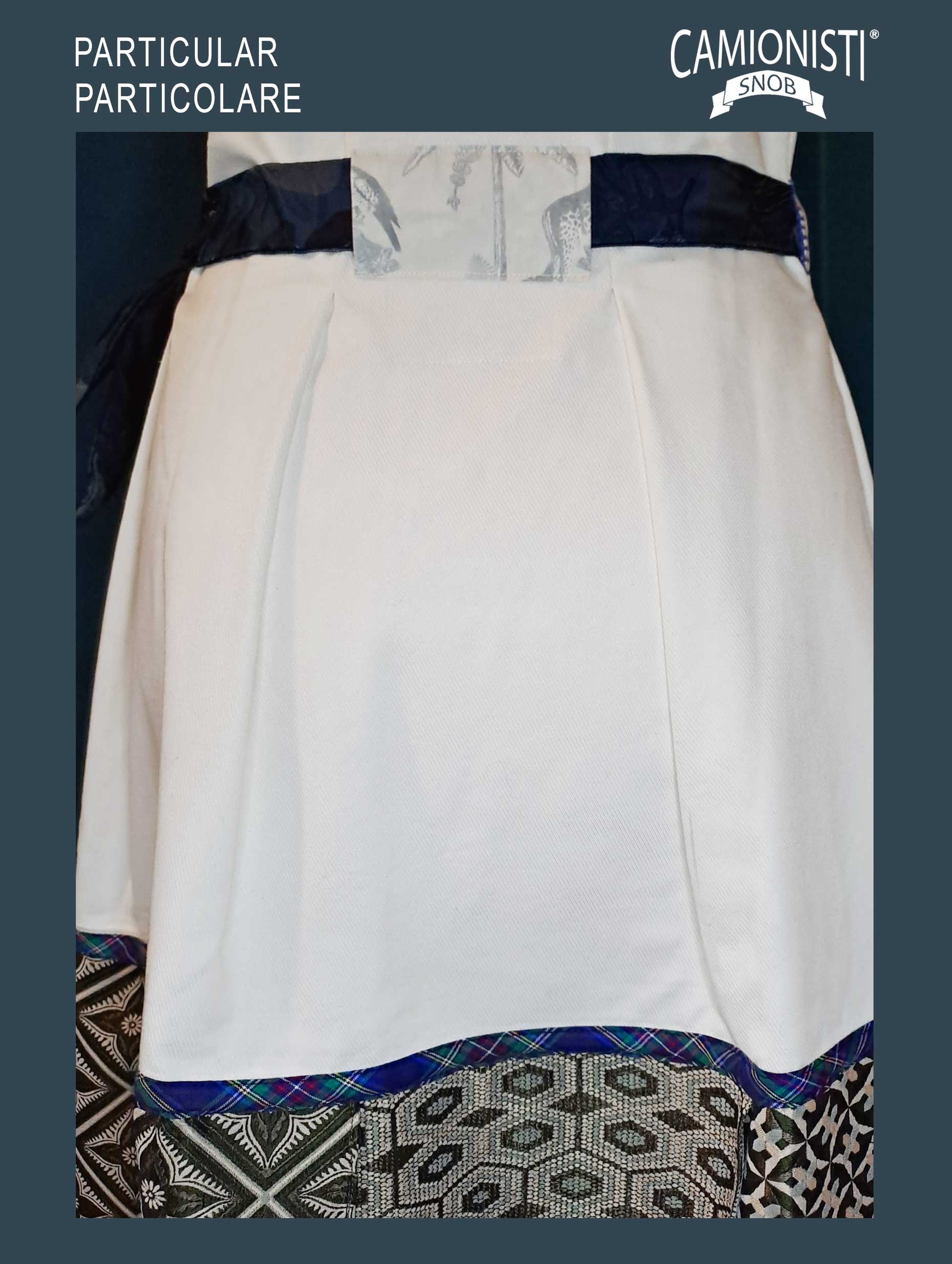 Eco Skirt Icon - Gonna a portafoglio con preziosi tessuti jacquard TAGLIA- S